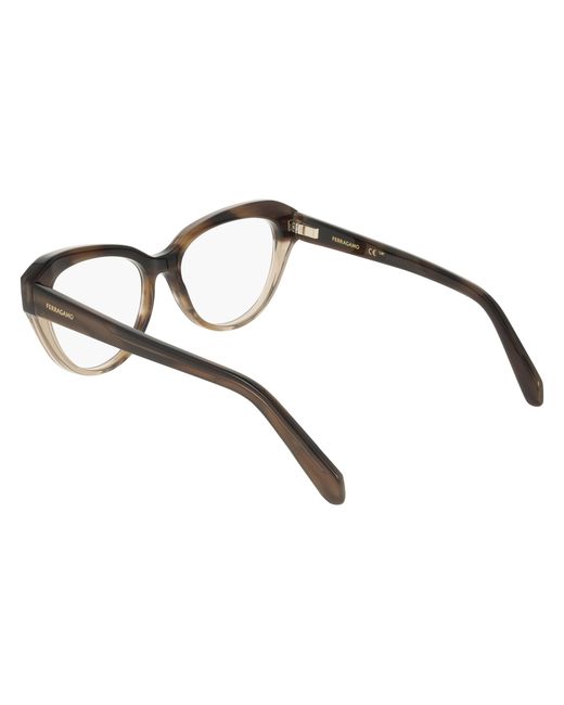 Ferragamo Black Sf3046 245 Optical Frames Acetate Cat Eye Normal