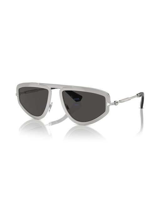 Burberry Black Be3150 100587 Sunglasses Metal Geometric Normal for men