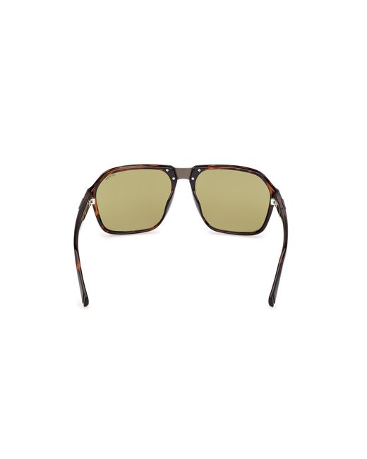 Guess Black Gu00302 52N Sunglasses Injected Squared Normal for men
