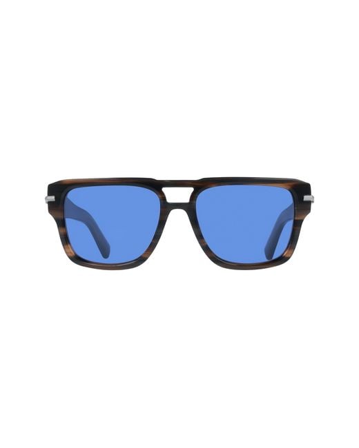 Ferragamo Black Sf2070S 216 Sunglasses Acetate Squared Normal for men
