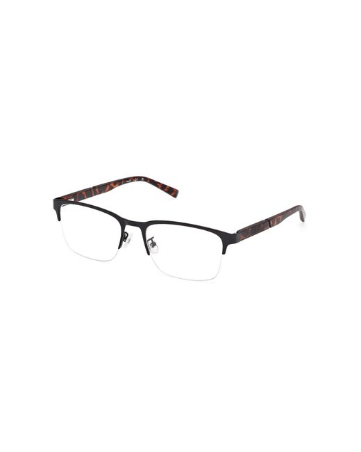 Timberland Black Tb1841-H 005 Optical Frames Metal Squared Normal for men