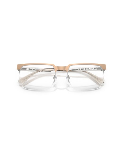 Michael Kors Black Mk3106 Zambia 1014 Optical Frames Metal Transparent Squared Normal for men