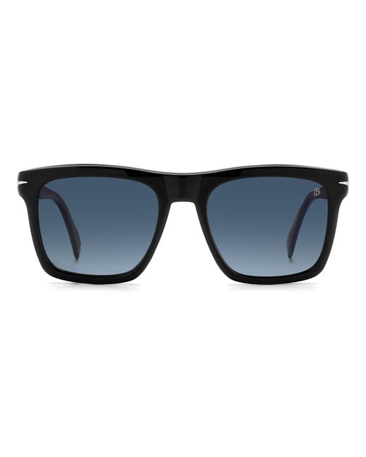 David Beckham Black Db 7000/Cs 37N/Z7 Sunglasses Acetate Squared Polarized Shaded for men