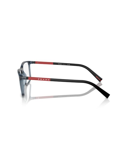 Prada Linea Rossa Black Ps 03Qv Czh1O1 Optical Frames Injected Squared Normal for men