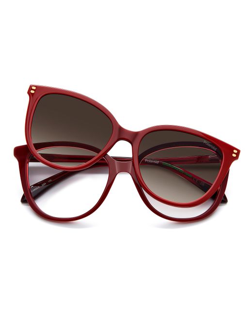 Polaroid Black Pld D605/C C9A/La Optical Frames Acetate Butterfly Polarized Nuanced