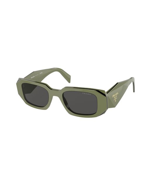 Prada Black Pr 17Ws 13N5S0 Sunglasses Acetate Squared Normal
