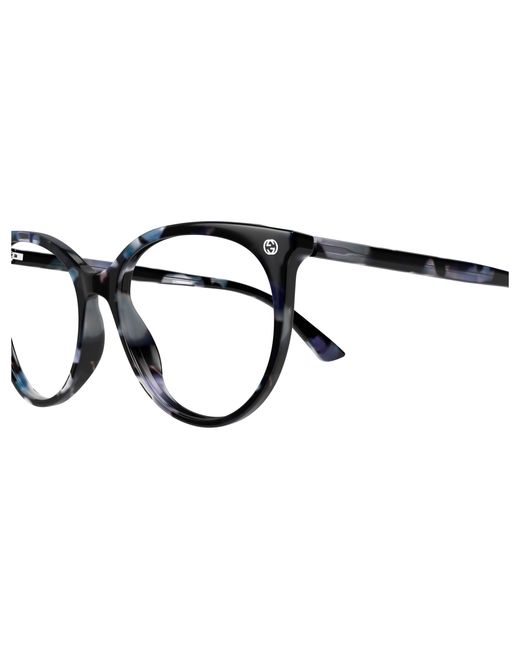 Gucci Black Gg0093O 008 Optical Frames Acetate Transparent Round