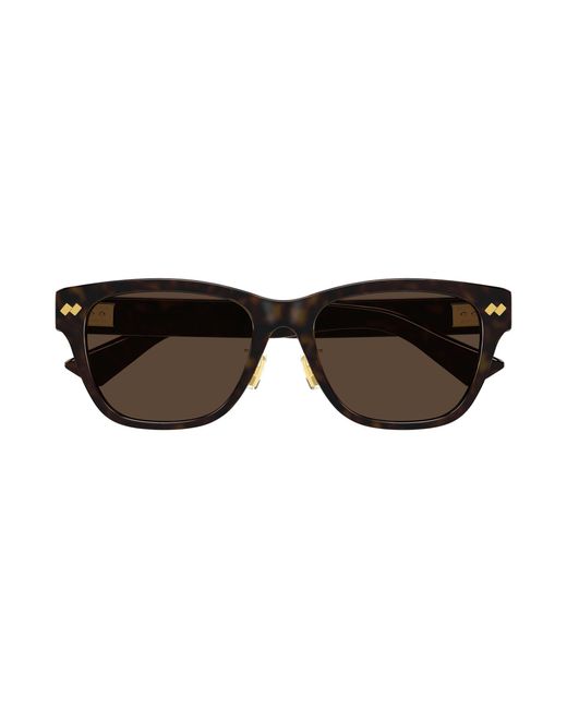 Bottega Veneta Black Bv1402Sk 002 Sunglasses Acetate Squared