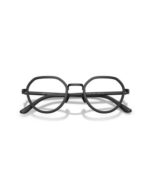 Giorgio Armani Black Ar5167 3001 Optical Frames Metal Transparent Round Normal for men