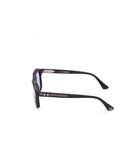 Web Black We0385 56V Sunglasses Acetate Squared Normal for men