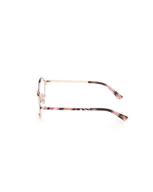 Emilio Pucci Black Ep5277 099 Optical Frames Metal Round Normal
