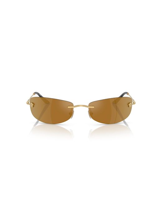 Versace Black Ve2279 10027I Sunglasses Metal Squared Normal for men