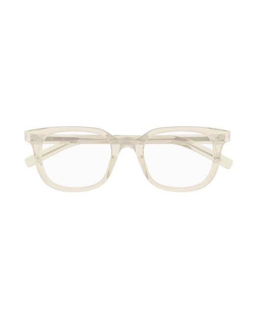 Saint Laurent Black Sl 840 004 Optical Frames Acetate Transparent Round