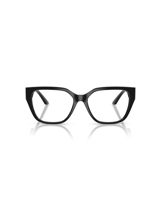 Versace Black Ve3387U Gb1 Optical Frames Injected Transparent Squared Normal