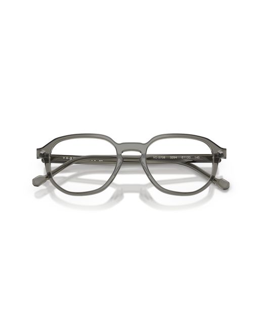 Vogue Eyewear Black Vo5708 3294 Optical Frames Acetate Transparent Geometric Normal for men