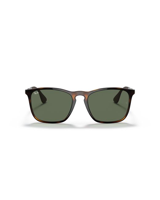 Ray-Ban Chris Sunglasses Black Frame Grey Lenses 54-18