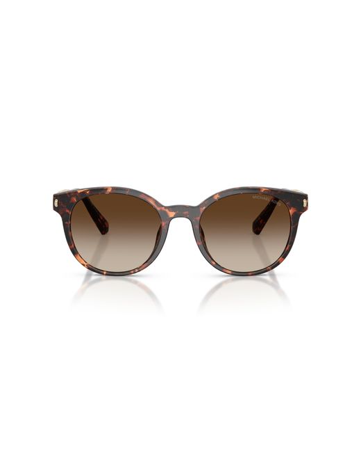 Michael Kors Black Mk2264U Pienza 300613 Sunglasses Injected Round Normal Shaded