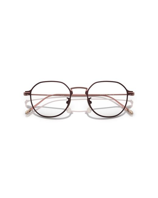 Giorgio Armani Black Ar6138Tm 3347 Optical Frames Titanium Transparent Pantos Normal for men