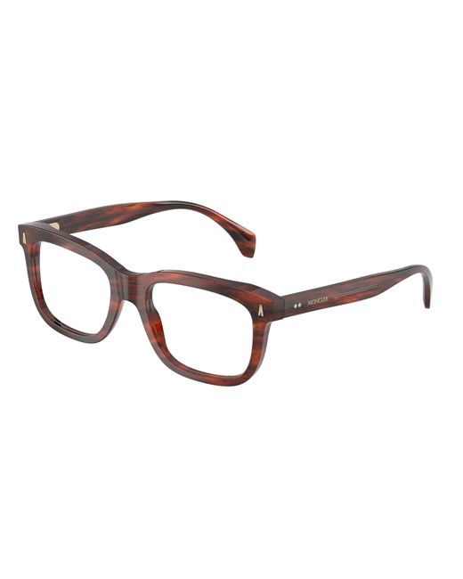 Moncler Black Me2019 3034 Optical Frames Acetate Transparent Squared Normal