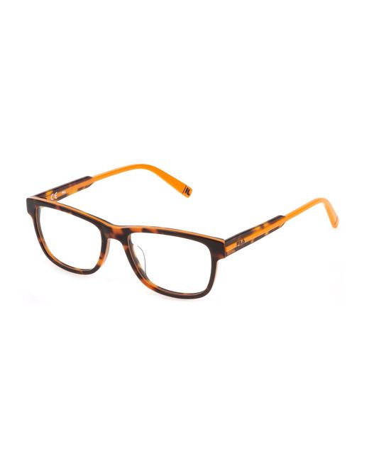 Fila Black Vfi304 09P5 Optical Frames Acetate Squared for men