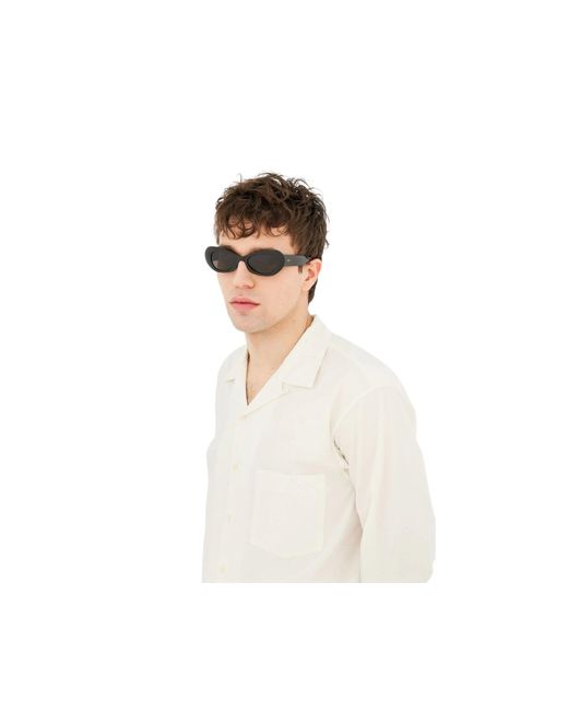 Retrosuperfuture Black Pk7 Izipho Sunglasses Acetate Geometric Normal