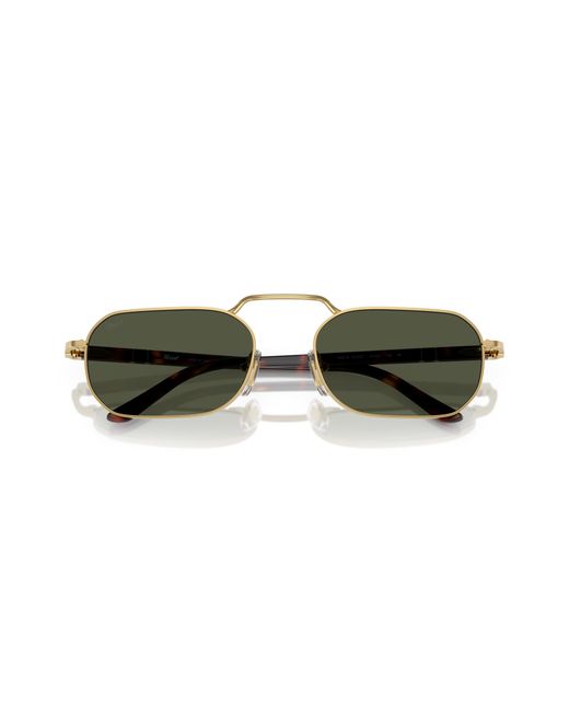 Persol Green Po1020S 515/31 Sunglasses Metal Squared Normal