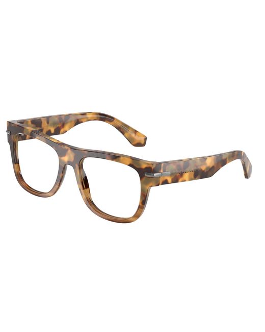Dolce & Gabbana Black Dg3407 3437 Optical Frames Acetate Transparent Squared Normal for men