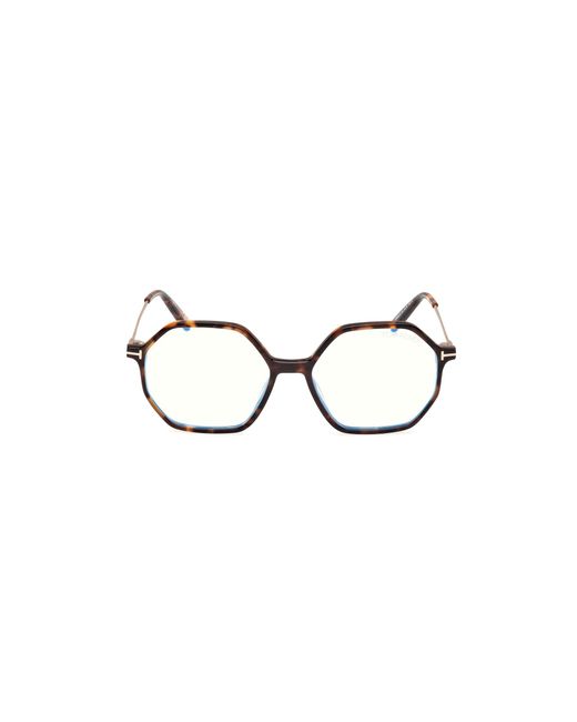 Tom Ford Black Ft5952-B 052 Optical Frames Acetate Geometric Normal