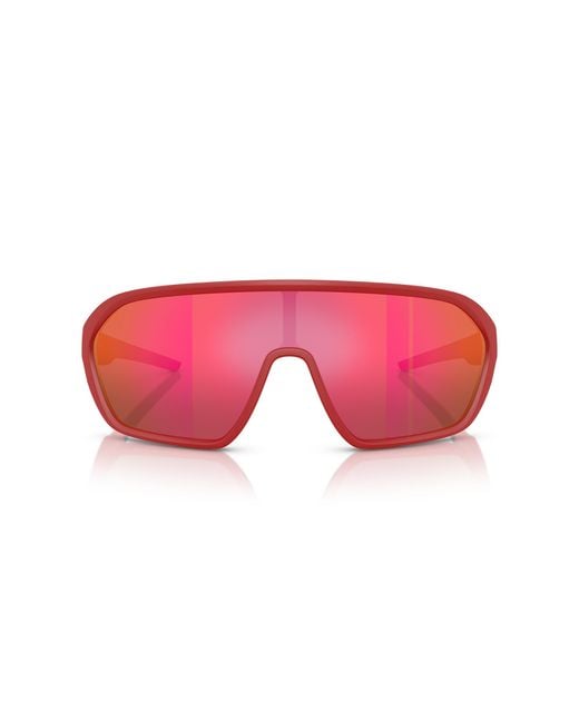 FERRARI SCUDERIA Black Fz6011U 514/6Q Sunglasses Injected Pillow Mirrored for men