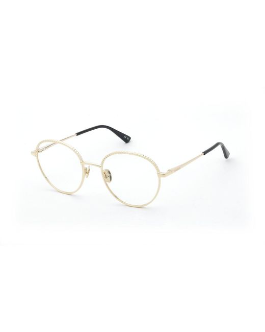 Nina Ricci Black Vnr450 300 Optical Frames Metal Round