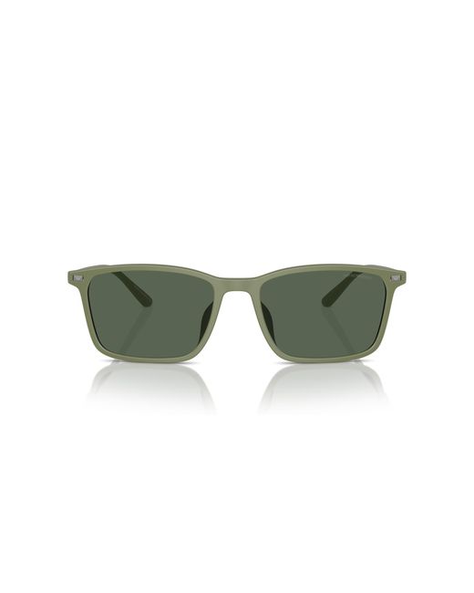 Emporio Armani Green Ea4223U 542471 Sunglasses Injected Squared Normal for men