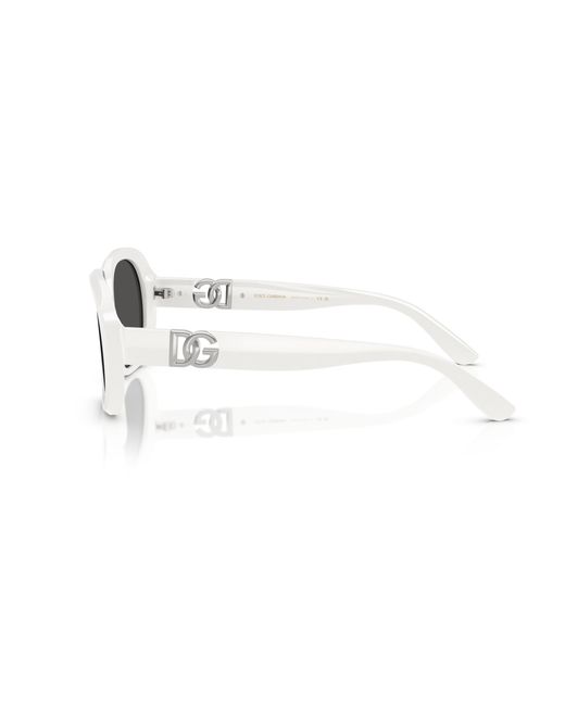 Dolce & Gabbana Black Dg4476 331287 Sunglasses Acetate Round Normal