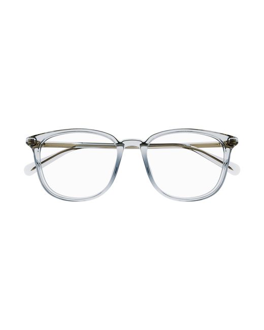 Gucci Black Gg1230Oa 003 Optical Frames Plastic Squared for men