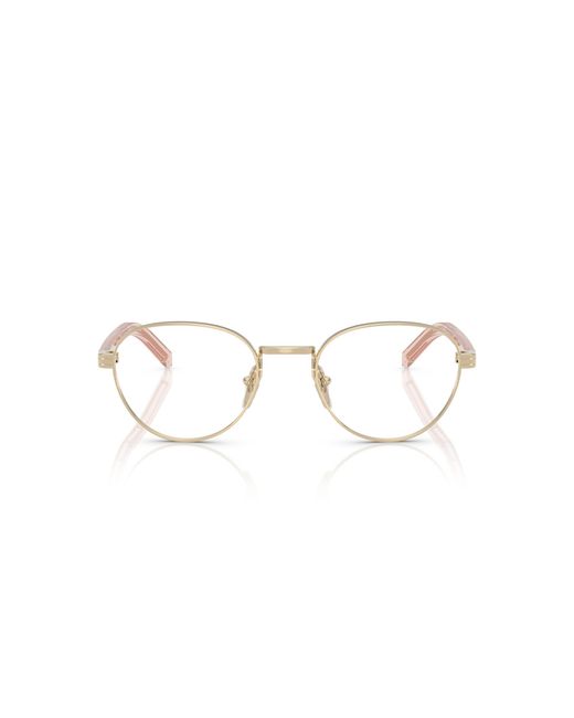 Prada Black Pr B53V Acx1O1 Optical Frames Metal Round Normal