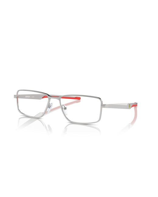 FERRARI SCUDERIA Black Fz7004 103 Optical Frames Metal Squared Normal for men