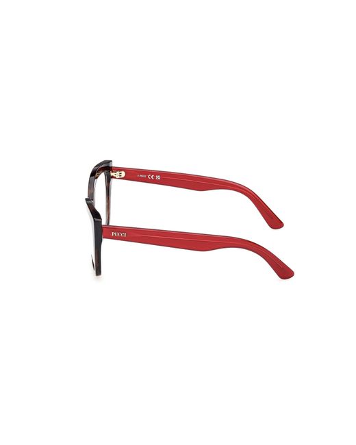Emilio Pucci Black Ep5275 005 Optical Frames Acetate Cat Eye Normal