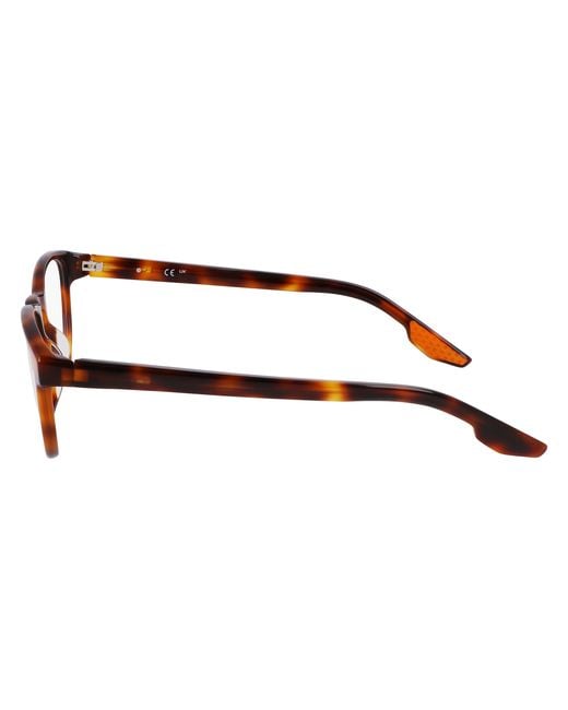 Nike Black 7162 240 Optical Frames Recycled Pet Round Normal for men