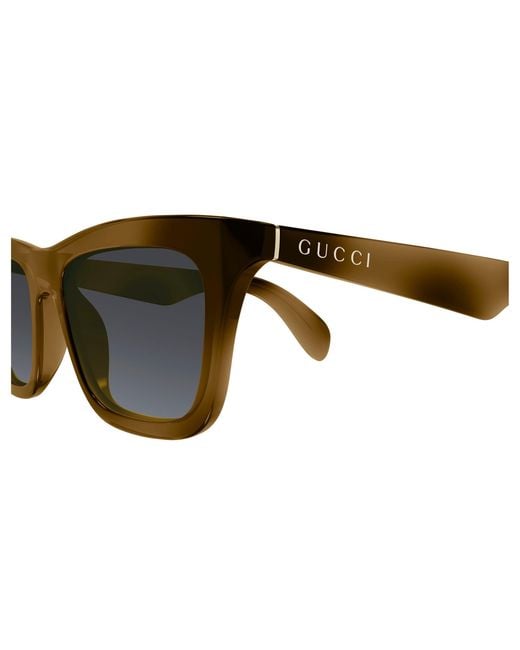 Gucci Black Gg1933S 003 Sunglasses Injected Squared for men