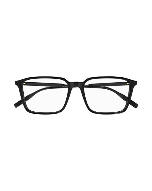 Montblanc Black Mb0293Oa 001 Optical Frames Acetate Squared for men
