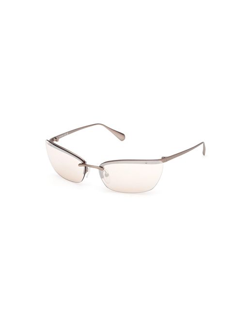 MAX&Co. Black Mo0150 38G Sunglasses Metal Butterfly Normal