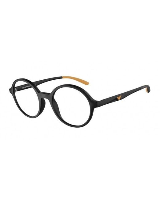 Emporio Armani Black Ea3197 5001 Optical Frames Plastic Round for men