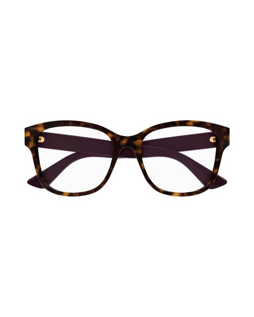 Gucci Black Gg1340O 008 Optical Frames Injected Transparent Squared