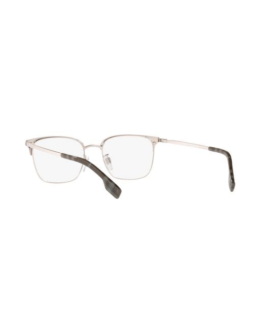 Burberry Black Be1338D 1005 Optical Frames Metal Squared Normal for men