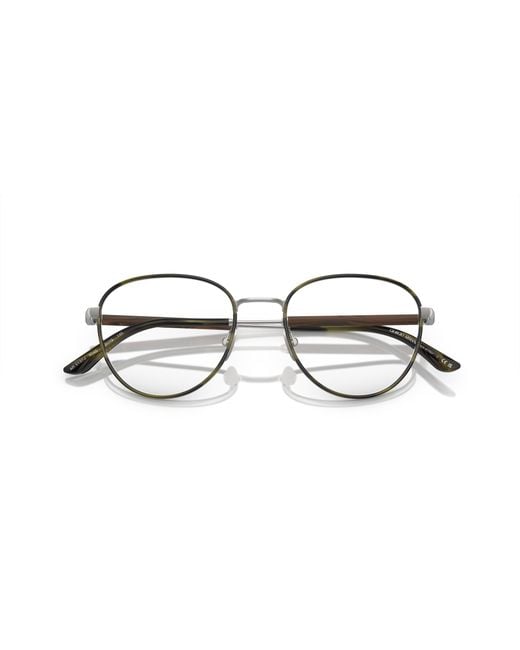 Giorgio Armani Black Ar5137J 3045 Optical Frames Steel Transparent Pantos Normal for men