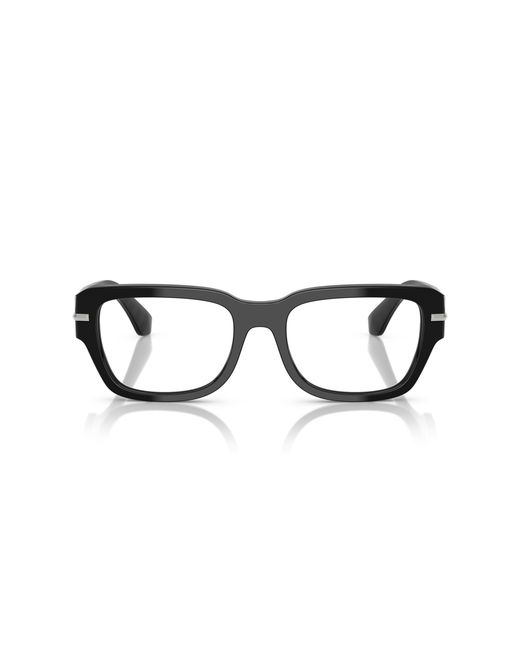 Dolce & Gabbana Black Dg3408 501 Optical Frames Acetate Transparent Squared Normal for men
