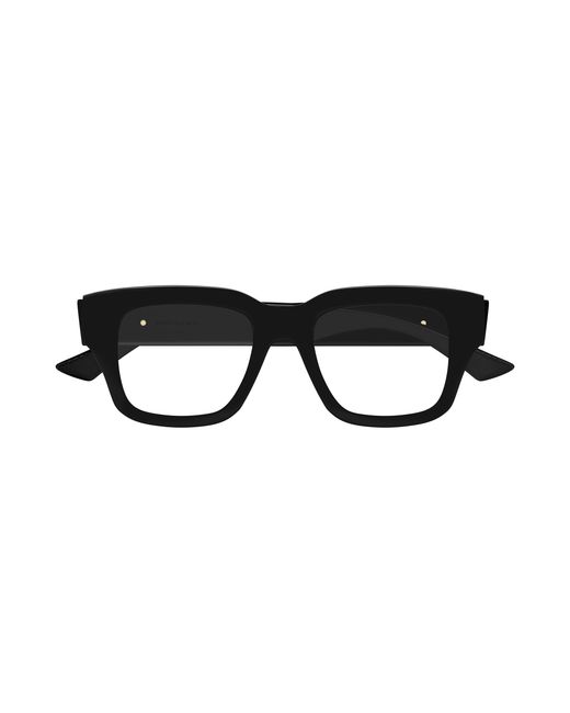 Bottega Veneta Black Bv1361O 005 Optical Frames Acetate Transparent Squared for men