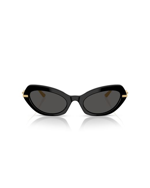 Dolce & Gabbana Black Dg4473 501/87 Sunglasses Acetate Butterfly Normal