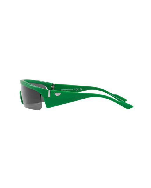 Emporio Armani Green Ea4204U 601187 Sunglasses Injected Squared Normal for men