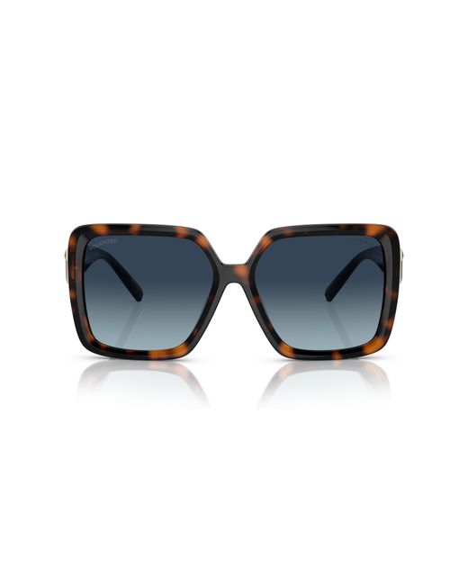 Tiffany & Co Black Tf4206U 80154U Sunglasses Injected Squared Polarized Shaded