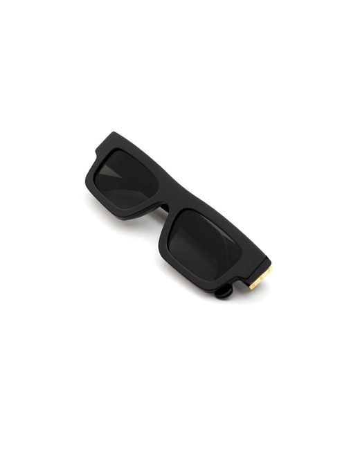 Retrosuperfuture Black Zw5 Colpo Sunglasses Acetate Squared Normal